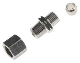 Złączka pneumatyczna NPT 1/8 męskie Wciskane 6 mm Legris Adapter gwintowany prosty NPT 1/8 męskie