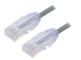 UTP28SP0.5MGY Patch cord TX6-28™,U/UTP 6 linka Cu LSZH szary 0,5m 28AWG