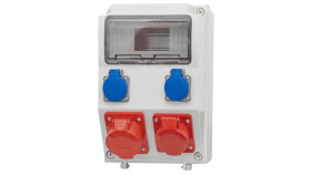 Rozdzielnia Caja 2X32a 5P, 2X230v /9 Modułów/ F3.0251