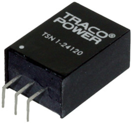 DC converter, -18-32 VDC, 15 W, 1 output, -15 VDC, 93.5 % efficiency, TSN 1-24150