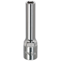 Sealey SP1405D WallDrive&#xAE; Socket 5mm Deep 1/4&quot;Sq Drive Fully Polished