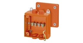 Puszka elektroinstalacyjna ścienna Stal 150 x 89 x 150mm Pomarańczowy IP66 HENSEL