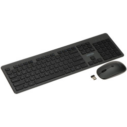 ZESTAW BEZPRZEWODOWY KLAWIATURA I MYSZ OPTYCZNA T054AGY01-US, 1600 dpi QWERTY 2.4 GHz UNITEK