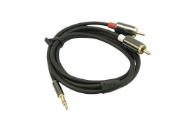 3.5mm Stereo Male to Two RCA Stereo Male Y-Cable