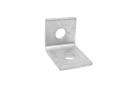 Wspornik montażowy Uchwyt montażowy Stal Służy do łączenia kanału/rury pod kątem 90°
