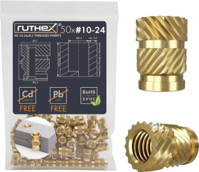 ruthex wkładka gwintowana RX-10-24x9.5 GE-10-24x95-001