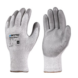 Rękawice robocze rozmiar: Duże materiał: Włókno szklane, HPPE, Nylon zastosowanie: Ochrona przed przecięciem,