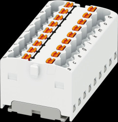 3002780 PTFIX distribution block, 18x1.5, white