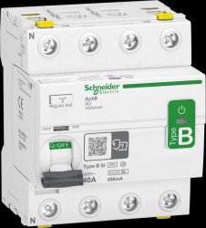 A9Z64440 RCD, sensitive to all currents, 4P, 40 A, type B-SI, 300 mA
