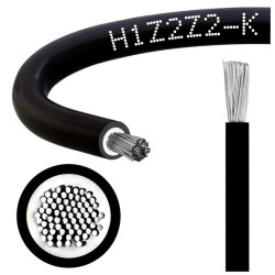 Kabel solarny H1Z2Z2-K PV1-F 1,0/1,5kV 6 czarny LSOH zewnętrzny, do ziemi NEKU /100m/