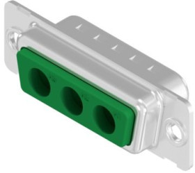 D-Sub plug, 6 pole, 3W3, unequipped, straight, crimp connection, 3003W3PXX99A10X