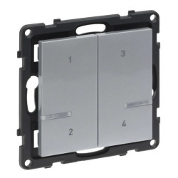 SUNO with Netatmo łącznik bezprzewodowy 4 scenariusze aluminium 722375