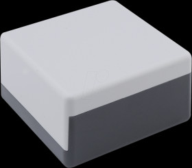 6075000 Univ. housing with snap lock, 75 x 75 x 40 mm