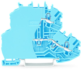 Feed-through/feed-through terminal block, spring-clamp connection, 0.14-1.5 mm², 2 pole, 13.5 A, 8 kV, blue, 2000-2204/099-000