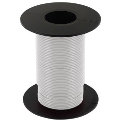 econ connect KL025WS25 Strand 1x0.25mm&#xB2; White 25m Cable