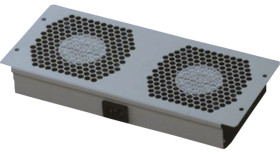 Panel 2x wentylator RACK 19 podsufitowy szary TOTEN