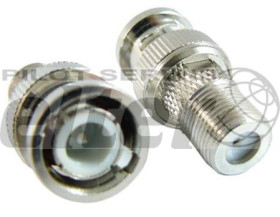 Wtyk BNC - Gniazdo F przejściówka