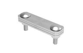 Złącze krzyżowe skośne pręt-bednarka 3-elem. stal nierdzewna 116.0.2 NI 11602005