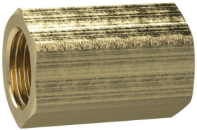 Sleeve, L 26 mm, 25 bar, brass, for pipe systems, 136125