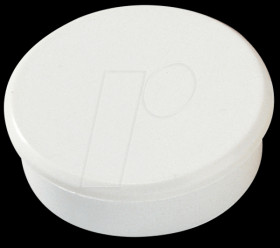 95538-20983 Magnets, 38 mm, white, 10 pieces