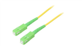 Sca-Sca/Os2-020Yl Patch Cord Światłowodowy Os2 Sc/Apc,Z Obu Stron 2M Lszh