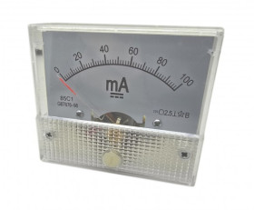 MIERNIK ANALOGOWY PANEL AMPEROM. 100MA