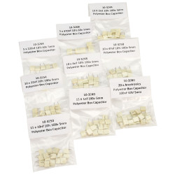 Miniature Polyester Capacitor Kit 100pcs