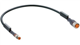 Kabel Konfekcjonowany Obustronnie Zakończony Złącza M8 3-Pin Męskie Proste...