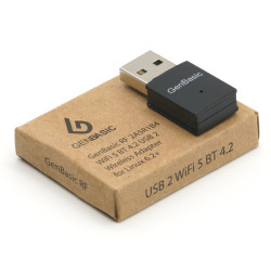 GenBasic WiFi 5 BT 4 USB Mini Wireless Network Dongle Adapter for Linux 6.2