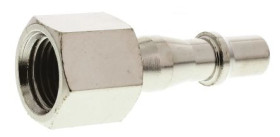 Szybkozłączka pneumatyczna, materiał Mosiądz, złącze G 1/4 żeńskie, RS PRO PLC 60, Rectus 19