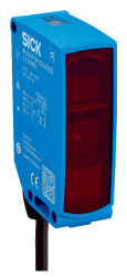 Czujniki fotoelektryczne Polaryzacja retrorefleksyjna w obudowie prostokątnej SICK NPN, PNP, PUSH/PULL zakres 18 m LED