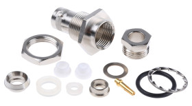 Złącze koncentryczne Montaż na panelu Żeński 75Ω typ złącza Złącze BNC 0 to 4GHz, zaciskane typ kabla RG59 B/U