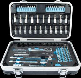 Q25003 Screw and bit set, 116 pieces