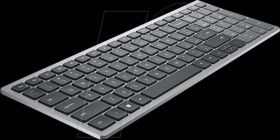 KB740-GY-R-GER Keyboard, Bluetooth/wireless, black/grey, QWERTZ