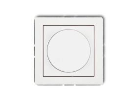 DECO Regulator oświetlenia przyciskowo-obrotowy biały DRO-1 KARLIK