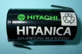 1,2V/2,5Ah N2500C KOŃC. HITACHI