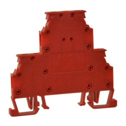 Złączka uniwersalna śrubowa 2-poziomowa MRK-C 4mm2 czerwona, T0-1657-1010373