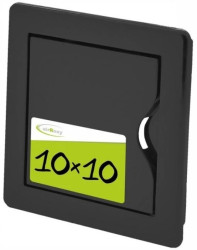 Drzwiczki rewizyjne ABS 100x100 10x10 grafitowe