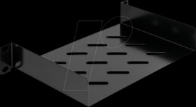 67317 10" 1U Shelf with ventilation slots up to 150 mm deep max. 25 kg