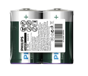 Bateria cynkowo-węglowa R20 / D 1,5V LongLife R20L2F/10 /tacka 2szt./