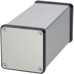 Hammond 1455CS1201 Extruded Enclosure 54 X 54 X 120 Clear Anodise