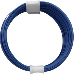 Donau 110-2 Elektronik Wire 1x0.04mm&#xB2; Blue Plastic Insulated 10m