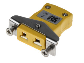 Złącze termoparowe Złącze termoparowe RS PRO do Termopara typu J Miniaturowe Uchwyt ze stali nierdzewnej