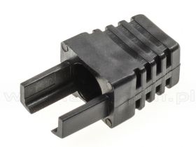 Osłonka wtyku RJ-45 (8p8c), czarna, wewnętrzna