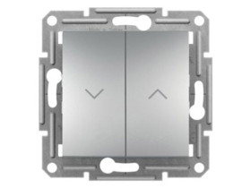 ASFORA Wyłącznik żaluzjowy zwierny przycisk (zaciski śrubowe) aluminium EPH1300361 SCHNEIDER ELECTRIC