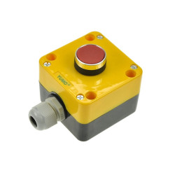 Przełącznik w obud. SDL16JBPC1B1 ON-(OFF) czerwony