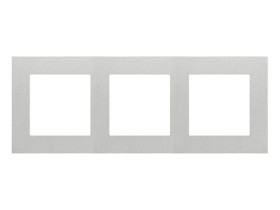 SIMON 55 Ramka 3 potrójna LINE aluminium mat TR3/143 KONTAKT SIMON