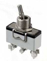 Przełącznik Wł.-(wł.) średnica wycięcia 12.2 (Dia.)mm SPDT APEM Montaż panelowy długość przełącznika 17.5mm