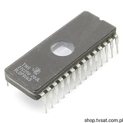 TMS27C256-20JL 256Kbit UV EPROM DIP28CW TI USED