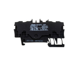 Złączka szynowa 4-przewodowa 1,5mm2 czarna 2001-1405 TOPJOBS